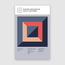 Load image into Gallery viewer, Riding Mountain Quilt Pattern (Paper Copy) by The Blanket Statement