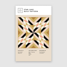 Load image into Gallery viewer, Star Lake Quilt Pattern (Paper Copy) by The Blanket Statement