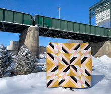 Load image into Gallery viewer, Star Lake Quilt Pattern (Paper Copy) by The Blanket Statement
