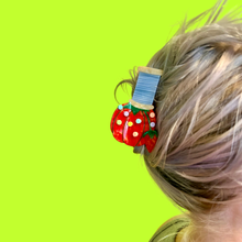 Load image into Gallery viewer, Pin Cushion Hair Claw Clip by The Peach Fuzz