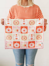 Load image into Gallery viewer, Pumpkin Quilt Waffle Towel | Fall