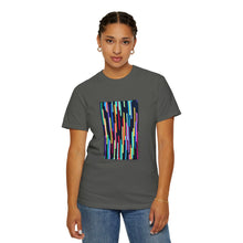 Load image into Gallery viewer, "Radiance" by N.W., age 13 of the QuiltCon 2026 Collection - Unisex Garment-Dyed T-shirt