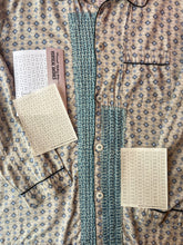 Load image into Gallery viewer, Vertical Dashes - Minimal Mending + Embellishment Transfer