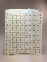 Load image into Gallery viewer, Vertical Dashes - Minimal Mending + Embellishment Transfer