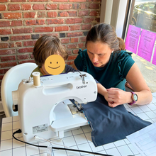 Load image into Gallery viewer, Family MACHINE Sewing Class: Kids Age 4-7 + A Grown Up