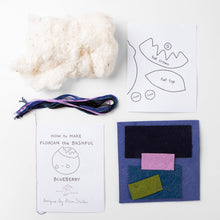 Load image into Gallery viewer, Florian the Bashful Blueberry - DIY Craft Kit