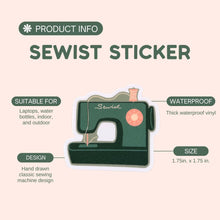 Load image into Gallery viewer, Vintage Sewing Sticker Craft