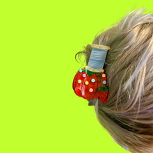 Load image into Gallery viewer, Pin Cushion Hair Claw Clip by The Peach Fuzz