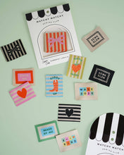 Load image into Gallery viewer, Sewn Slow Black Ivory Garment Labels