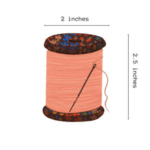 Load image into Gallery viewer, Spool Of Thread Vinyl Stickers, Cute Quilt Sewing Sticker