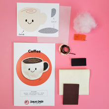 Load image into Gallery viewer, Coffee DIY Felt Kit