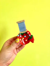 Load image into Gallery viewer, Pin Cushion Hair Claw Clip by The Peach Fuzz