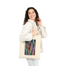 Load image into Gallery viewer, "Radiance" by N.W., age 13 of The QuiltCon 2026 Collection - Cotton Canvas Tote Bag
