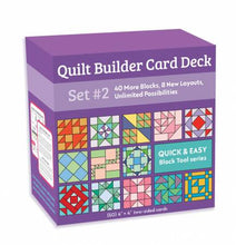 Load image into Gallery viewer, Quilt Builder Card Deck, Set #2