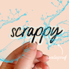 Load image into Gallery viewer, Scrappy Vinyl Stickers, recycle sticker, sewing sticker