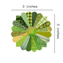 Load image into Gallery viewer, Retro Green Quilt Flower Vinyl Stickers, Sewing Sticker