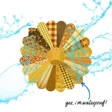 Load image into Gallery viewer, Yellow Quilt Flower Vinyl Stickers, Sewing Quilt Sticker