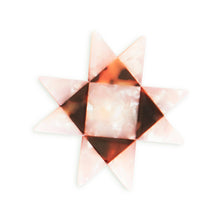 Load image into Gallery viewer, Sawtooth Star Hair Clip - Quilt Hair Accessories