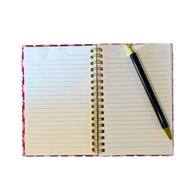 Load image into Gallery viewer, BUILT QUILT Jazz Spiral Notebook in Pink