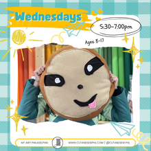 Load image into Gallery viewer, Q1: Wednesdays / 5:30 pm / Kids' Sewing Class