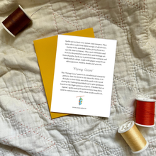 Load image into Gallery viewer, Quilt Block Greeting Card (Flying Geese)