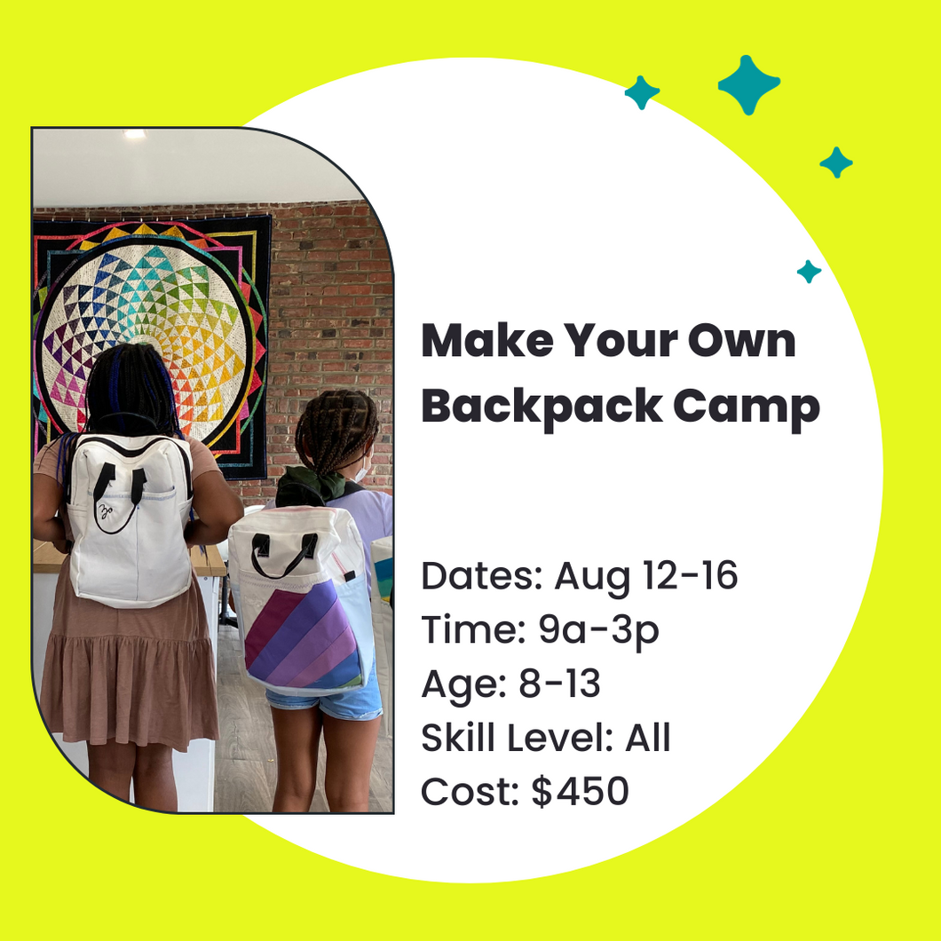 Make Your Own Backpack Camp - Summer 2024