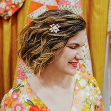Load image into Gallery viewer, Quilt Star Hair Clip