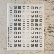 Load image into Gallery viewer, Little Squares - Minimal Mending + Embellishment Transfer