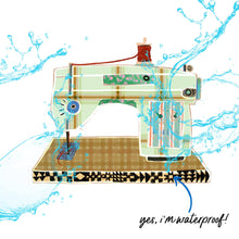 Load image into Gallery viewer, Retro Sewing Machine Vinyl Stickers, Quilt Sewing Sticker