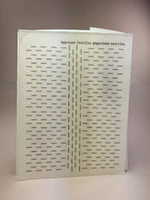 Load image into Gallery viewer, Vertical Dashes - Minimal Mending + Embellishment Transfer