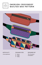 Load image into Gallery viewer, Emerson Crossbody Quilted Bag (Paper Copy) by The Blanket Statement