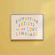 Load image into Gallery viewer, Supporting Artists 8x10 Risograph Art Print