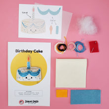 Load image into Gallery viewer, Birthday Cake DIY Felt Kit