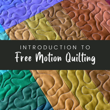 Load image into Gallery viewer, Intro. to Free Motion Quilting
