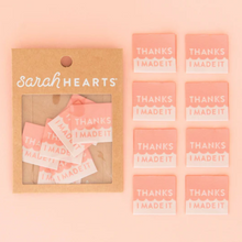 Load image into Gallery viewer, Thanks I Made It Coral Label by Sarah Hearts