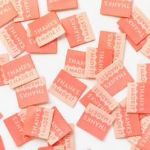 Load image into Gallery viewer, Thanks I Made It Coral Label by Sarah Hearts
