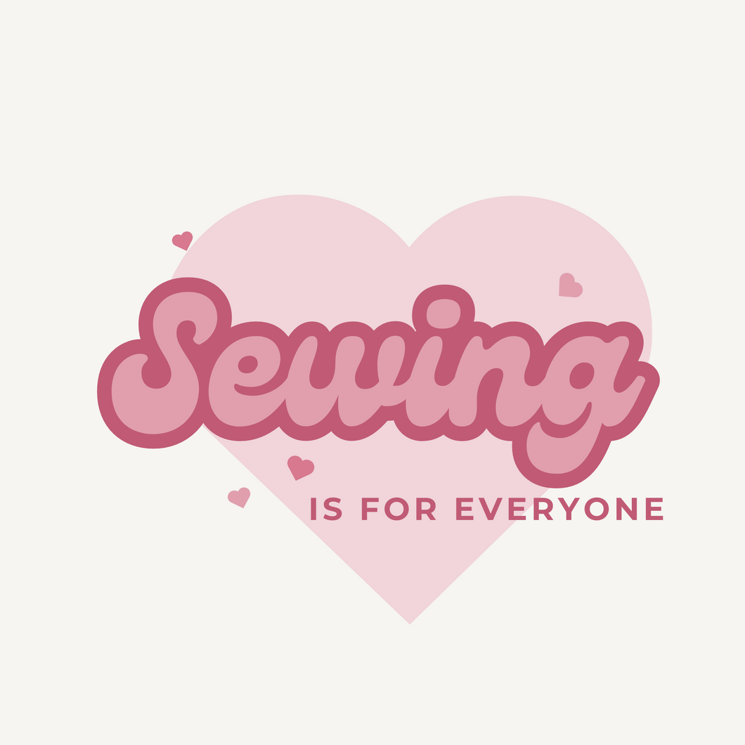 Sewing is for Everyone Vinyl Sticker by Cut & Sew PHL