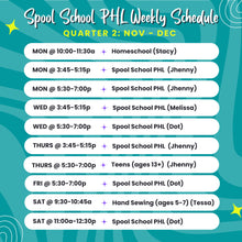 Load image into Gallery viewer, Q2: Saturdays / 11:00 am / Kids' Sewing Class