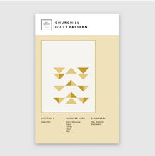 Load image into Gallery viewer, Churchill Quilt Pattern (Paper Copy) by The Blanket Statement