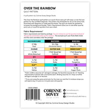 Load image into Gallery viewer, Over the Rainbow Quilt Pattern (Paper Copy) by Corinne Sovey Design Studio