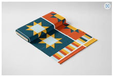 Load image into Gallery viewer, Quilt Panel: Sawtooth Star Placemat Panels