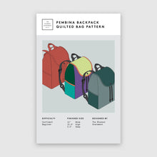 Load image into Gallery viewer, Pembina Backpack Pattern (Paper Copy) by The Blanket Statement