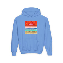 Load image into Gallery viewer, &quot;Beach Sunset&quot; - YOUTH Heavy Blend Hooded Sweatshirt
