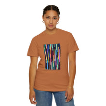 Load image into Gallery viewer, "Radiance" by N.W., age 13 of the QuiltCon 2026 Collection - Unisex Garment-Dyed T-shirt
