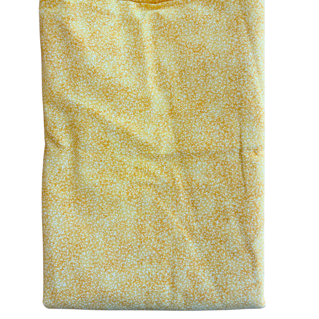 Previously Loved Fabric: Yellow Tiny Leaves (3 yds)