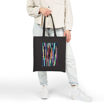 Load image into Gallery viewer, "Radiance" by N.W., age 13 of The QuiltCon 2026 Collection - Cotton Canvas Tote Bag
