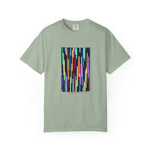 Load image into Gallery viewer, "Radiance" by N.W., age 13 of the QuiltCon 2026 Collection - Unisex Garment-Dyed T-shirt

