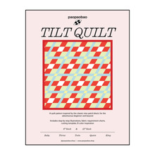 Load image into Gallery viewer, Tilt Quilt (Paper) Pattern by paopaobao
