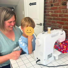 Load image into Gallery viewer, Family Machine Sewing Class (Kids Age 4-7 + A Grown Up)
