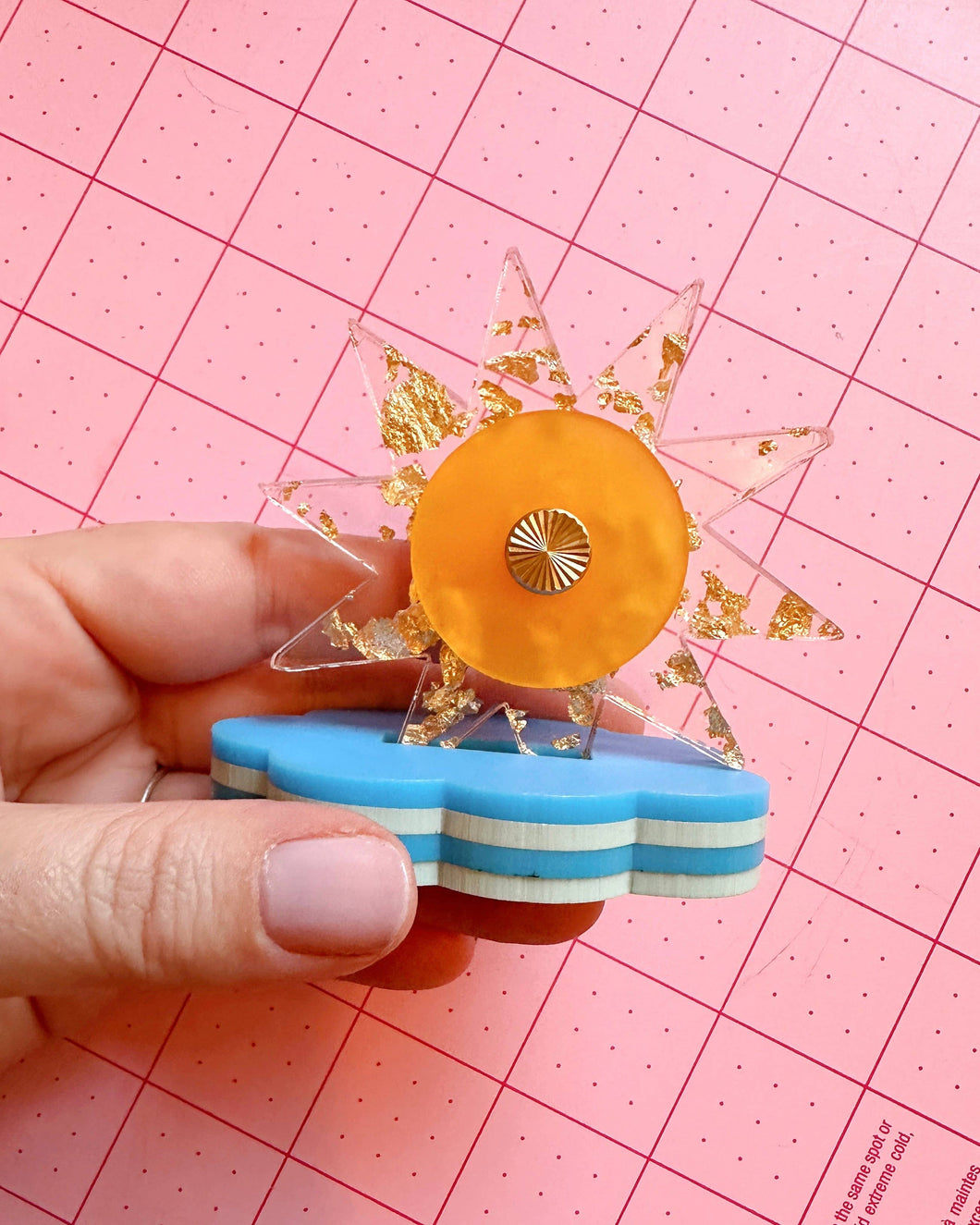 Sun and Clouds Thread Cutter by Feral Notions